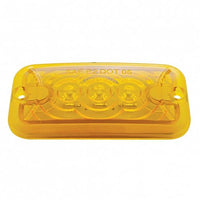3 LED Clearance Marker Light - Amber or Red LEDs (Amber, Red or Clear Lens)