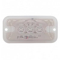 3 LED Clearance Marker Light - Amber or Red LEDs (Amber, Red or Clear Lens)