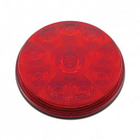 United Pacific - 10 LED 4" Round Stop, Turn & Tail Light - Red LEDs (Red Lens)