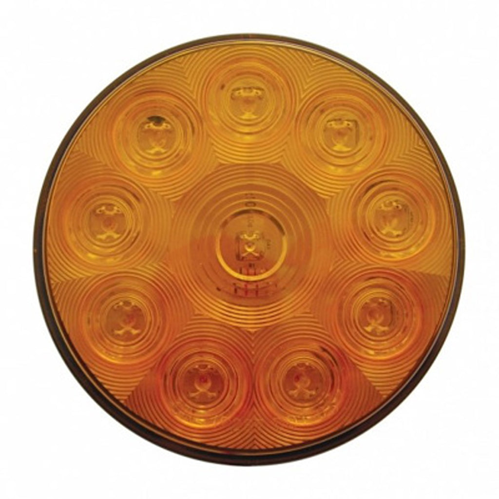 United Pacific - 10 LED 4" Turn Signal Light - Amber LEDs (Amber or Clear Lens)