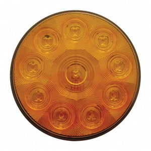 United Pacific - 10 LED 4" Turn Signal Light - Amber LEDs (Amber or Clear Lens)