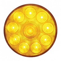 United Pacific - 10 LED 4" Turn Signal Light - Amber LEDs (Amber or Clear Lens)