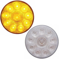 United Pacific - 10 LED 4" Turn Signal Light - Amber LEDs (Amber or Clear Lens)