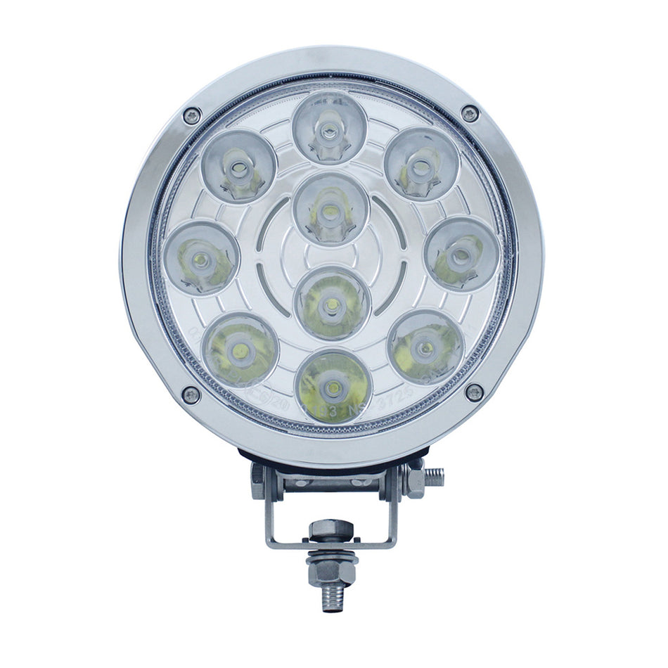10 High Power 3-Watt LED 7" Driving Light (1300 Lumens)