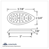 39 LED "Teardrop" Turn Signal Light With Bezel - Amber LEDs (Amber or Clear Lens)