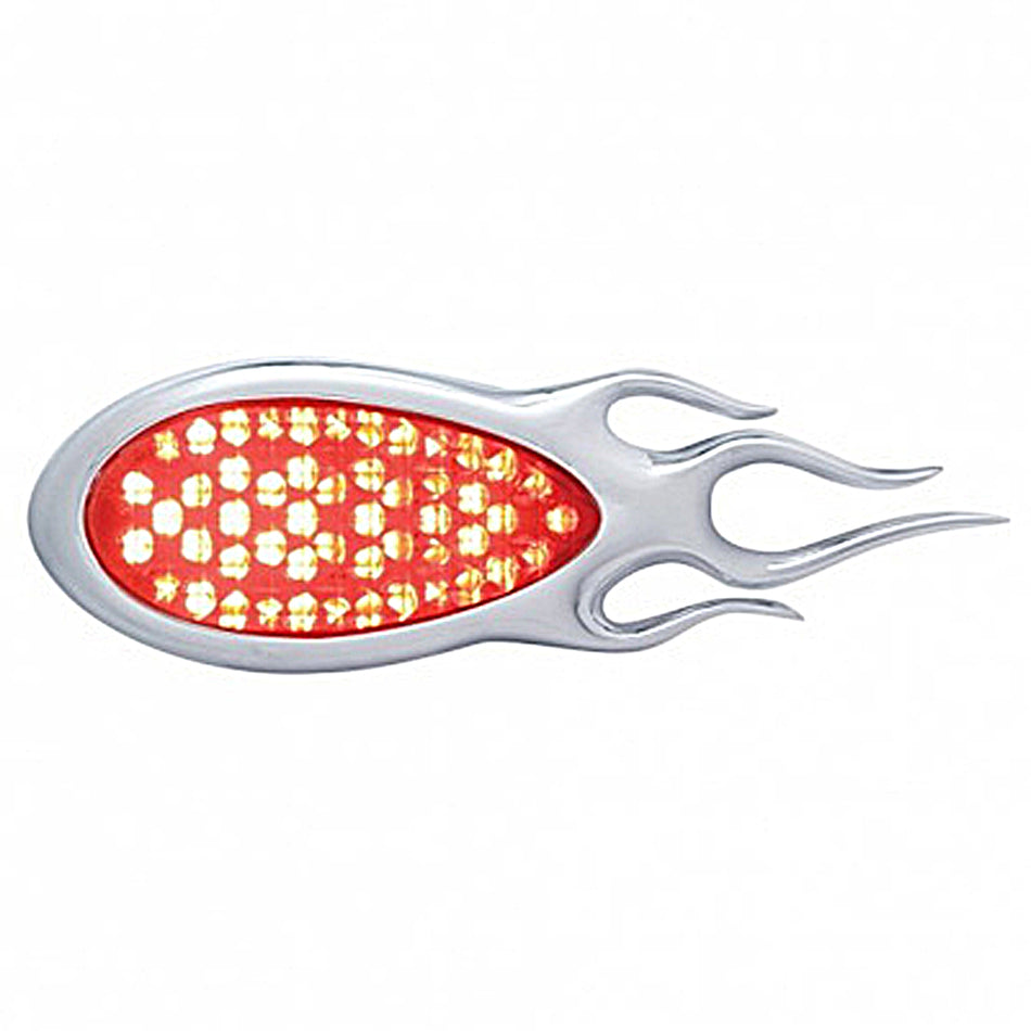 39 LED "Inferno" Turn Signal Light - Red or Amber LEDs (Red or Clear Lens)