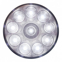 10 LED 4 "Auxiliary/Utility Light - White LEDs (Clear Lens)
