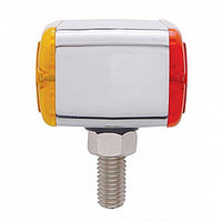 6 LED Double Face Light - T-Mount - Amber & Red LEDs (Amber & Red or Clear Lens)