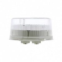 9 LED 2" Round Reflector Clearance/Marker Light - Amber or Red LEDs (Amber, Red or Clear Lens)