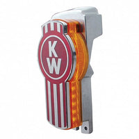 United Pacific - 32 LED Backlit Emblem Light For Kenworth - Amber LEDs (Amber Lens)