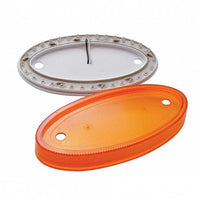 32 LED Large Emblem Light For Peterbilt - Amber LEDs (Amber Lens)