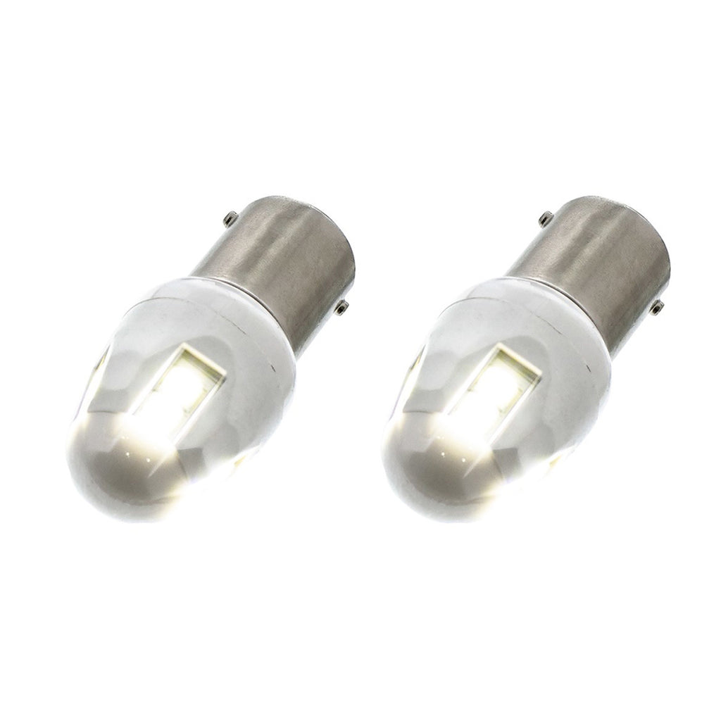 United Pacific - High Power 8 LED 1156 Type Bulb - White, Red or Amber (2 Pack)