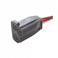 10 LED 6" Oval Flange Mount Stop, Turn & Tail Light w Chrome Bezel - Red or Amber LEDs (Red or Amber Lens)