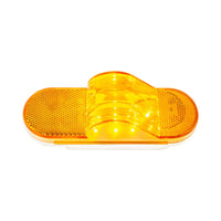 8 LED Mid-Trailer Turn Signal Light - Amber LEDs (Amber Lens)