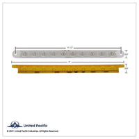 10 LED 9" Turn Signal Light Bar - Amber or Red LEDs (Amber, Red or Clear Lens)