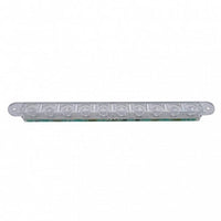 10 LED 9" Turn Signal Light Bar - Amber or Red LEDs (Amber, Red or Clear Lens)