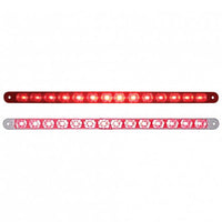 United Pacific - 14 LED 12" Stop, Turn & Tail Light Bar - Red LEDs (Red or Clear Lens)