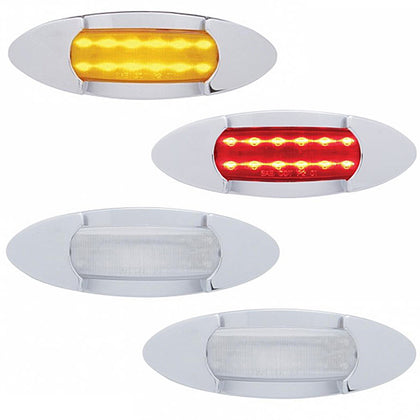 12 LED Maverick Clearance/Marker Light - Amber or Red LEDs (Amber, Red or Clear Lens)