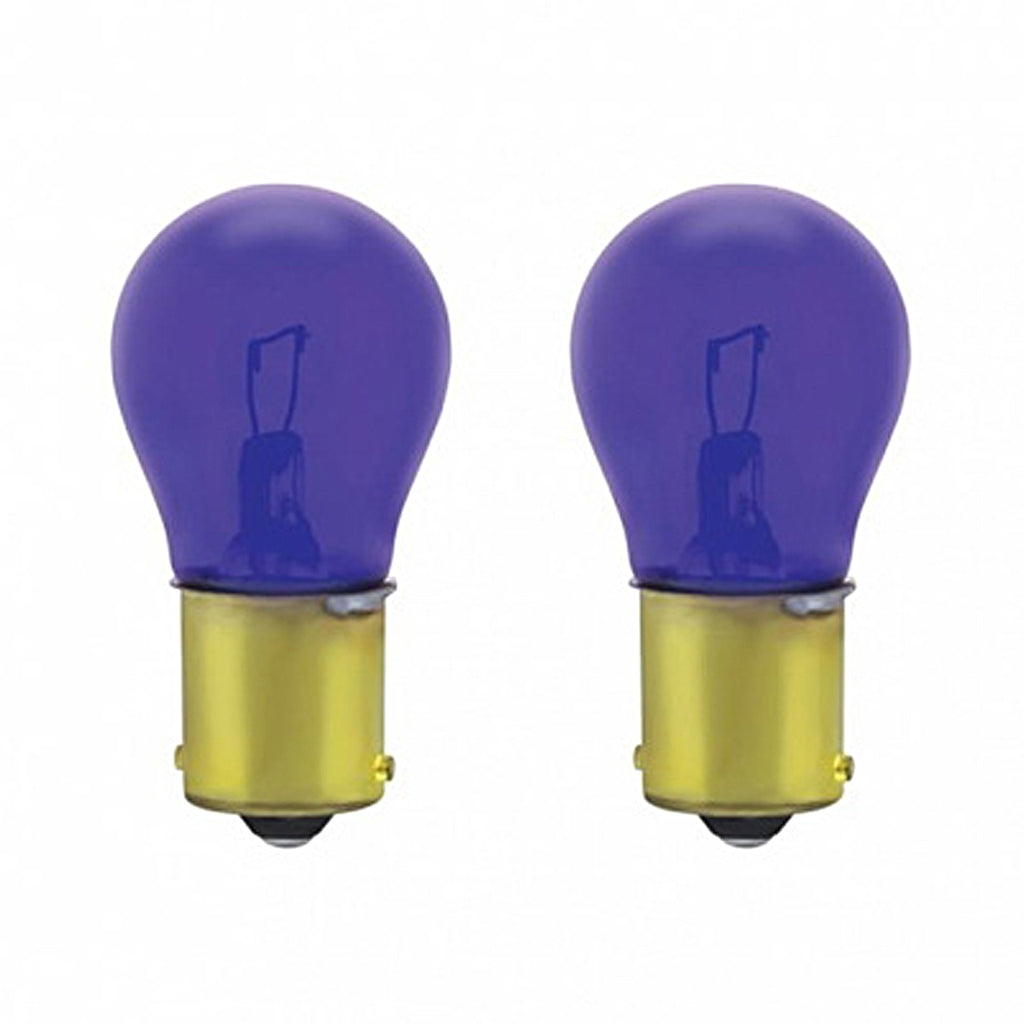 United Pacific - 1156 Type Glass Bulb - Blue (2-Pack)