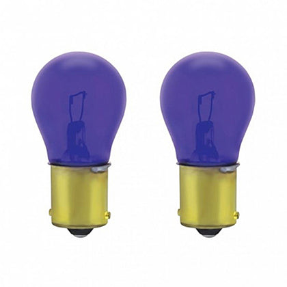United Pacific - 1156 Type Glass Bulb - Blue (2-Pack)