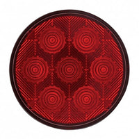 7 LED 4" Round Competition Series Stop, Turn & Tail Light - Red LEDs (Red or Clear Lens)