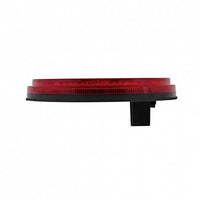 7 LED 4" Round Competition Series Stop, Turn & Tail Light - Red LEDs (Red or Clear Lens)