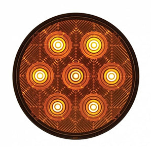 7 LED 4" Competition Series Turn Signal Light - Amber LEDs (Amber or Clear Lens)