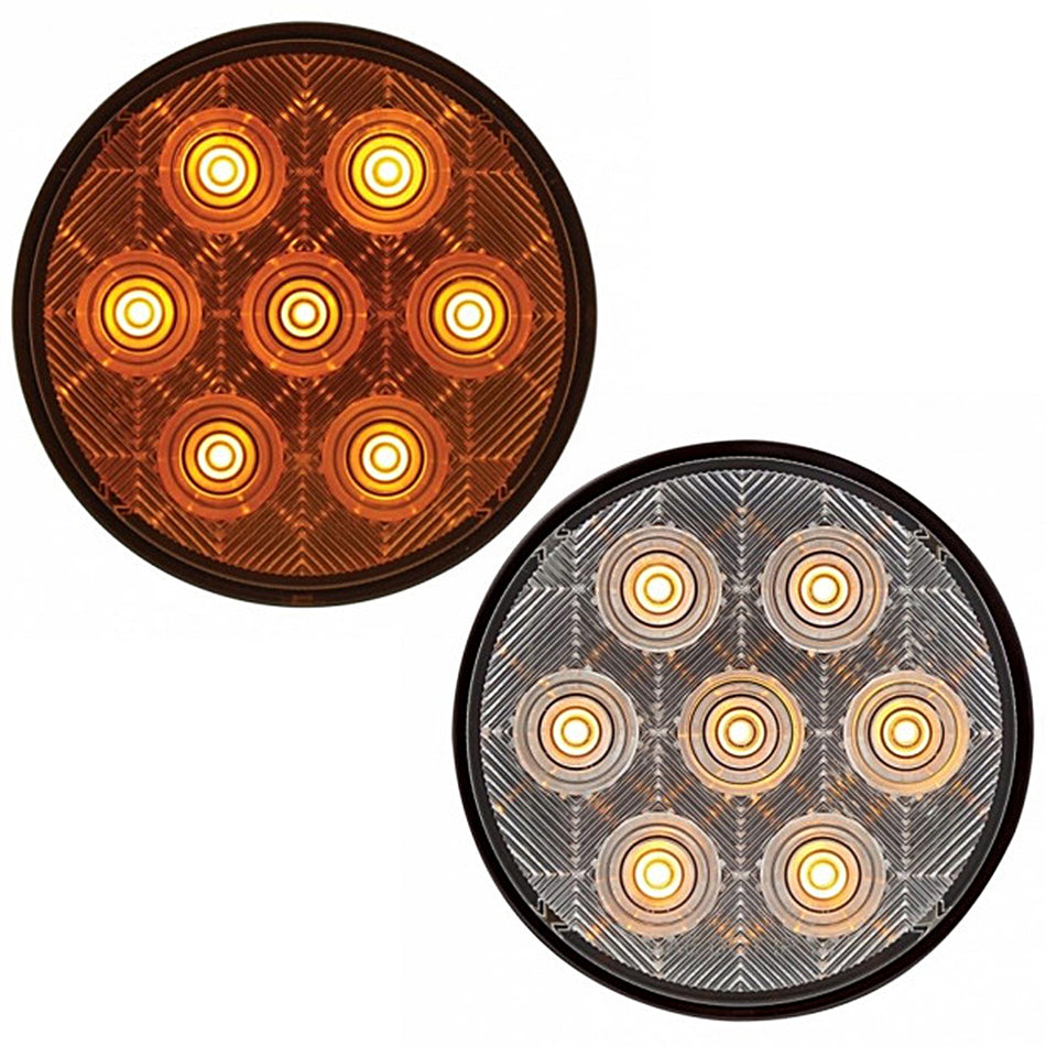 7 LED 4" Competition Series Turn Signal Light - Amber LEDs (Amber or Clear Lens)