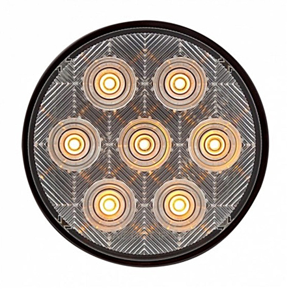 7 LED 4" Competition Series Turn Signal Light - Amber LEDs (Amber or Clear Lens)