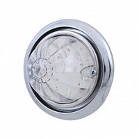 Bumper Light w 17 LED Dual Function Watermelon Light For Freightliner Columbia - Amber LEDs (Amber or Clear Lens)