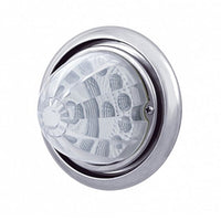 Bumper Light w 17 LED Reflector Watermelon Light For Freightliner Columbia - Amber LEDs (Amber or Clear Lens)