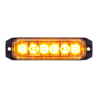 6 High Power LED "Competition Series" Slim Warning Light - Various Colors