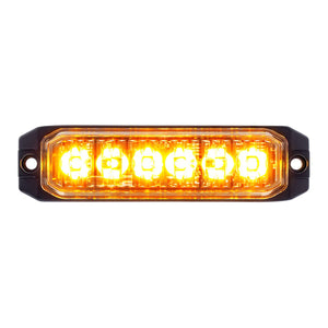 6 High Power LED "Competition Series" Slim Warning Light - Various Colors