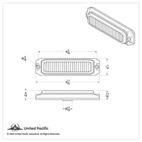 6 High Power LED "Competition Series" Slim Warning Light - Various Colors