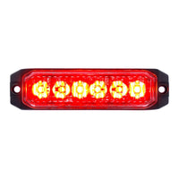6 High Power LED "Competition Series" Slim Warning Light - Various Colors