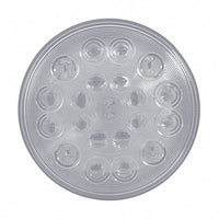 21 LED "Competition Series" 4" Round Stop, Turn & Tail Light - Red LEDs (Clear Lens)