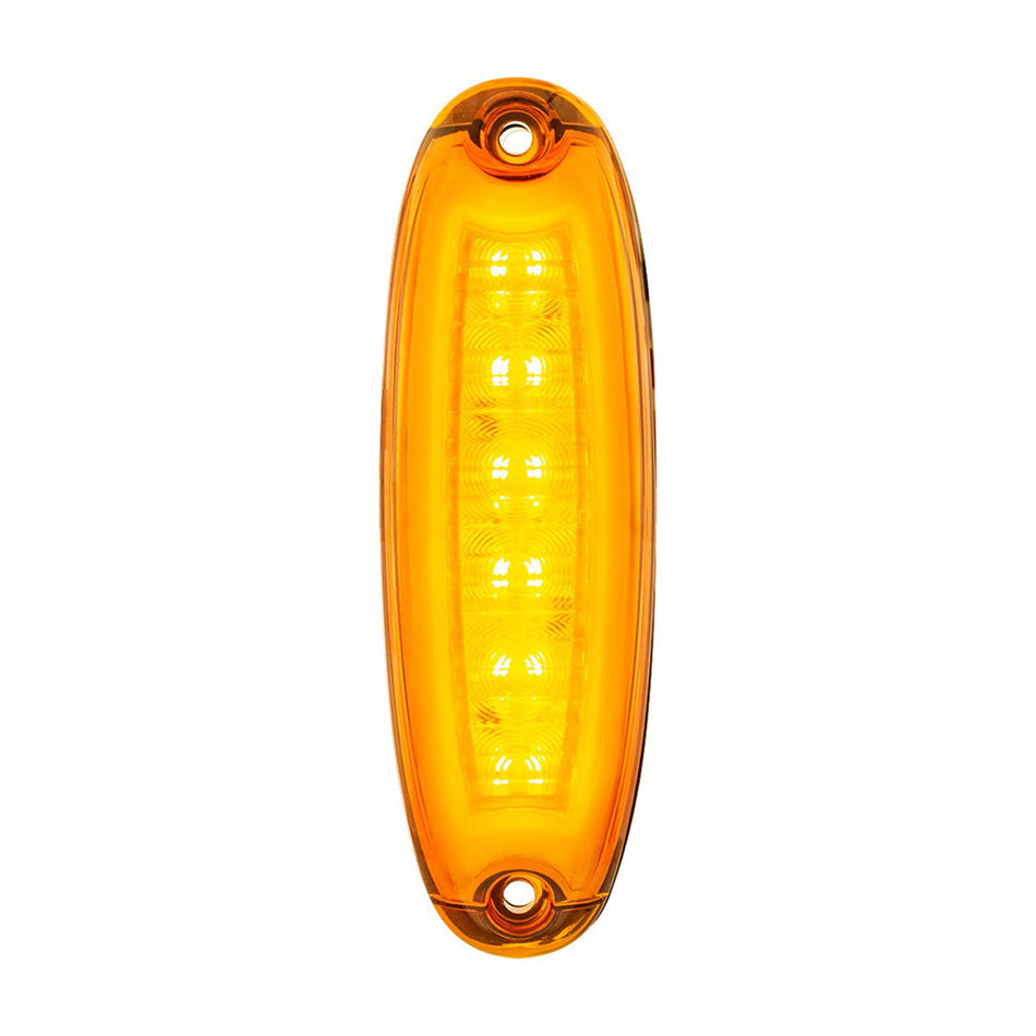 12 LED Cab Light For 2008-2017 Freightliner Cascadia - Amber LEDs (Amber Lens)