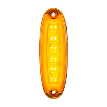 12 LED Cab Light For 2008-2017 Freightliner Cascadia - Amber LEDs (Amber Lens)