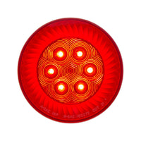 16 LED 4" Round Turbine Stop, Turn & Tail Light - Red or Amber LEDs (Red or Amber Lens)