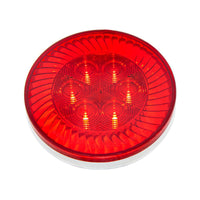 16 LED 4" Round Turbine Stop, Turn & Tail Light - Red or Amber LEDs (Red or Amber Lens)
