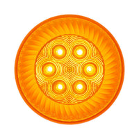 16 LED 4" Round Turbine Stop, Turn & Tail Light - Red or Amber LEDs (Red or Amber Lens)