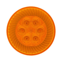 16 LED 4" Round Turbine Stop, Turn & Tail Light - Red or Amber LEDs (Red or Amber Lens)