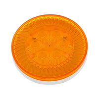 16 LED 4" Round Turbine Stop, Turn & Tail Light - Red or Amber LEDs (Red or Amber Lens)