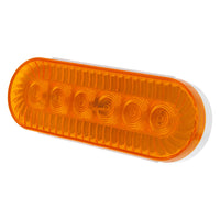 20 LED 6" Oval Turbine Stop, Turn & Tail Light - Red or Amber LEDs (Red or Amber Lens)
