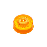 7 LED 2" Round Turbine Clearance/Marker Light - Amber or Red LEDs (Amber or Red Lens)