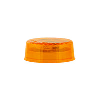 7 LED 2" Round Turbine Clearance/Marker Light - Amber or Red LEDs (Amber or Red Lens)