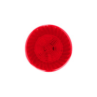 7 LED 2" Round Turbine Clearance/Marker Light - Amber or Red LEDs (Amber or Red Lens)