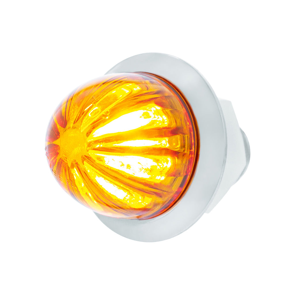 2 LED Dual Function 3/4" Mini Watermelon Clearance/Marker Light - Amber, Red or White LEDs (Amber, Red or Clear Lens)