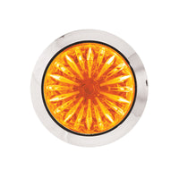 2 LED Dual Function 3/4" Mini Watermelon Clearance/Marker Light - Amber, Red or White LEDs (Amber, Red or Clear Lens)
