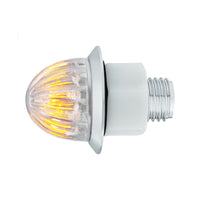 2 LED Dual Function 3/4" Mini Watermelon Clearance/Marker Light - Amber, Red or White LEDs (Amber, Red or Clear Lens)